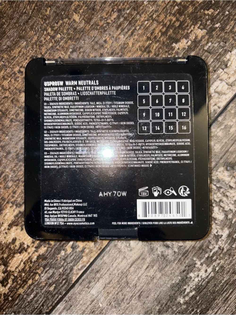 NYX PROFESSIONAL MAKEUP Ultimate Eyeshadow Palette - Warm Neutrals